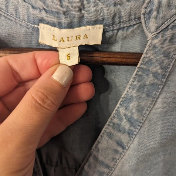 Laura light denim tunic - Picture 2 of 2